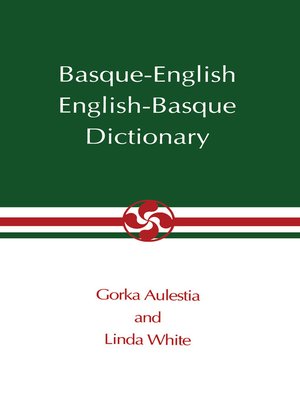 cover image of Basque-English, English-Basque Dictionary